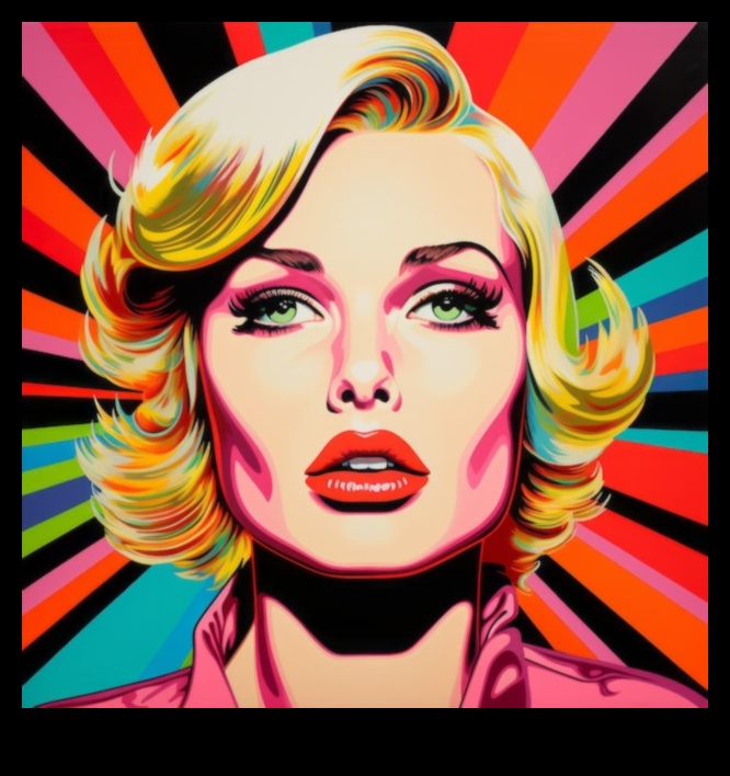 Ünlülerin Göz Kamaşması: Pop Art Portrelerinde Hollywood Göz Alıcılığı