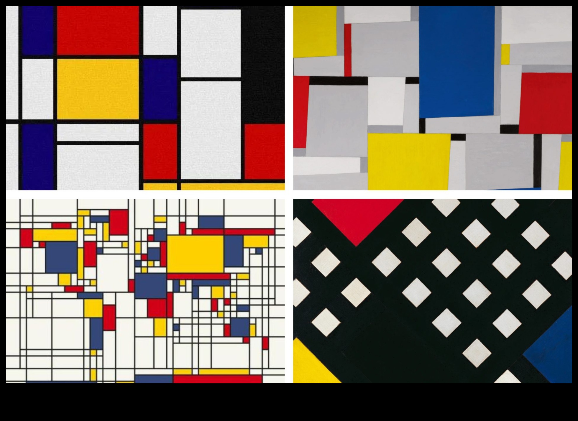 De Stijl Harmony: Modernist İfadede Geometrik Soyutlama